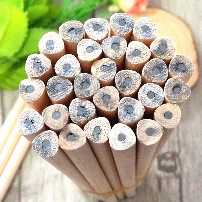 6 шт. новые студенческие простые Стильные пустые нетоксичные экологические деревянные карандаши Kawaii для рисования, авторучки для детей