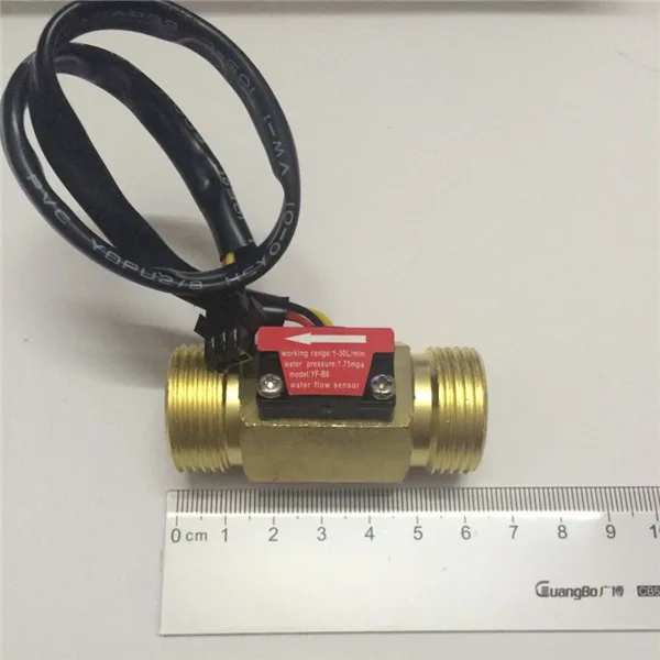 YF-B6 Brass  Hall flow sensor meter (4)_