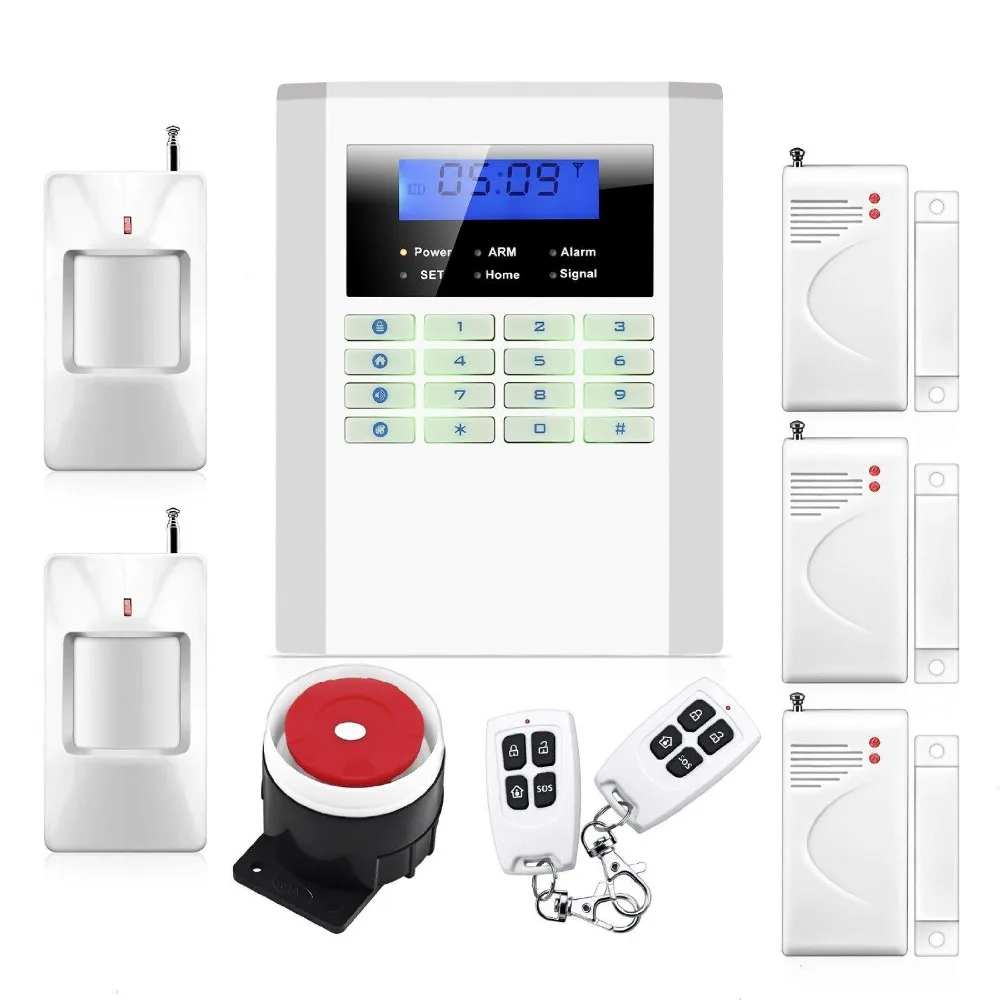 

Safearmed TM SF-10B Wireless Quad-band GSM SMS Alert Security Door Gate Motion Burglar Alarm System Kit