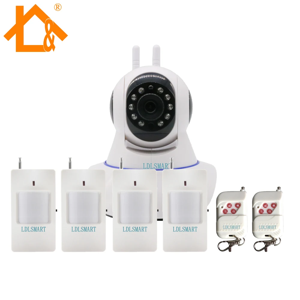 Wireless WIFI IP Camera APP Remote Control IP Camera work with Alarm