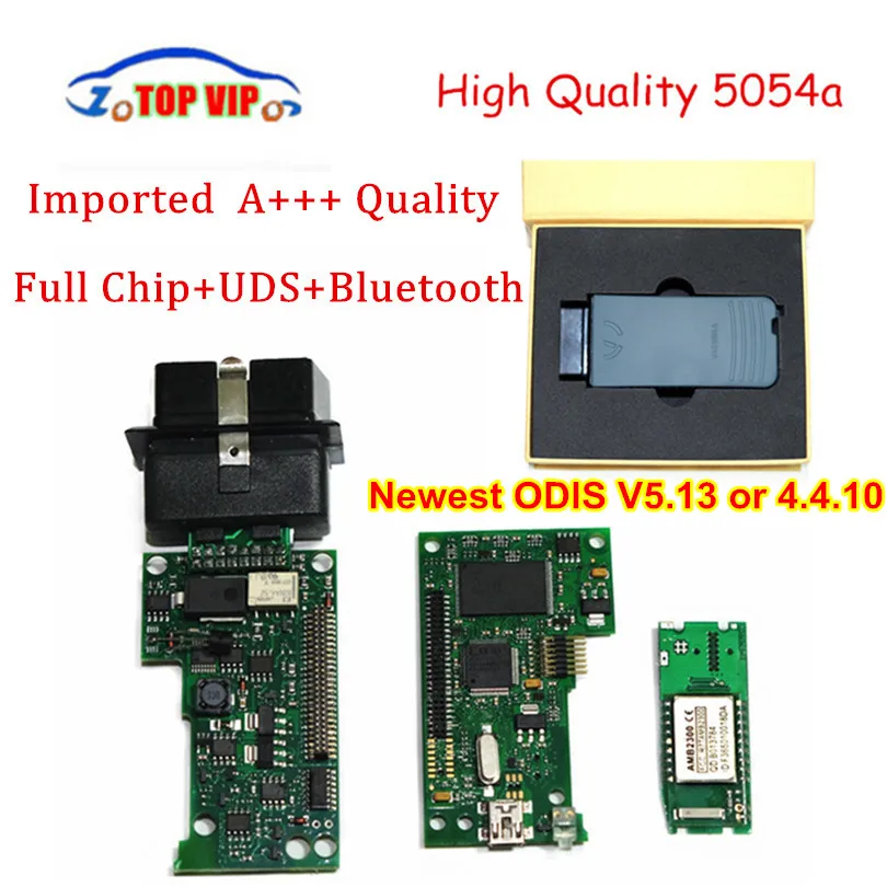 Новейший ODIS 4.0.0 VAS 5054A Bluetooth impot чип VAS5054A OBDII диагностический инструмент 5054 A