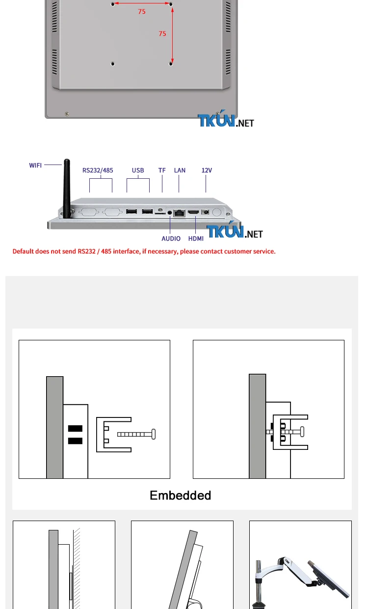 AG101WL 10,1 inchesMultipoint емкостный сенсорный ПК, 10,1-дюймовый android touch все-в-одном