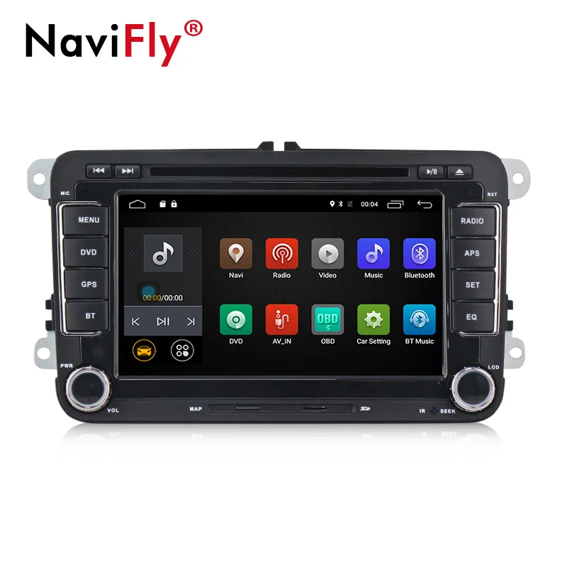 Бесплатная доставка 2G ram Andorid7.1 HD сенсорный экран автомобильный dvd плеер gps для vw