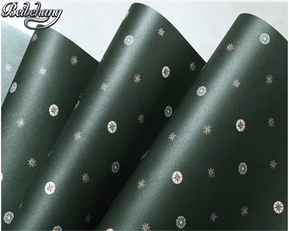

Beibehang 3d wallpaper American retro version non-woven wallpaper living room bedroom dining England grid background wallpaper