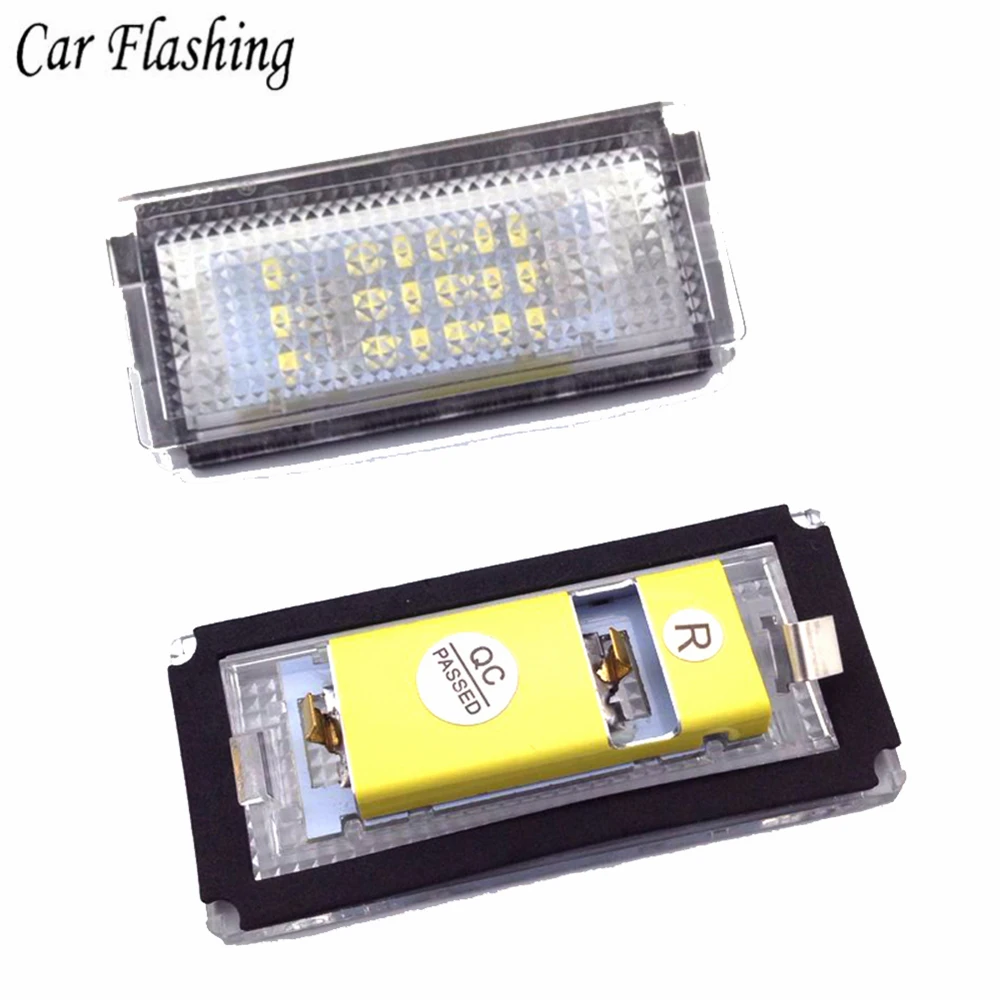 2PCS Car LED License Number Plate Lights White Canbus Error Free For BMW 3-series E46 1998-2005 3 4 5 Doors 12V | Автомобили и