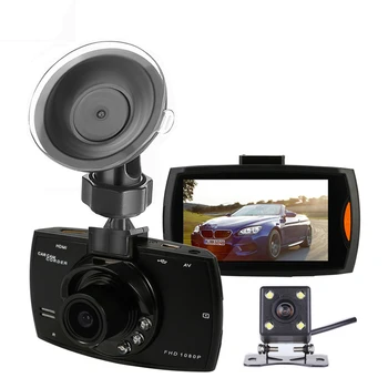 

Dual Cameras Car DVR G30 Dash Cam Full HD 1080P Video Recorder Registrator With Backup Rear View Camera Night Vision DVRs