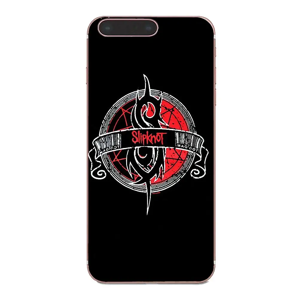Тяжелый металлический ремешок Slipknot для Xiaomi Redmi Note 2 3 3S 4 4A 4X5 5A 6 6A Pro Plus мягкие