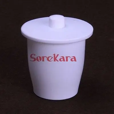 

250ml PTFE Teflon Crucible Cup with Cover Lid PTFE Beaker Acid Alkali Resistance