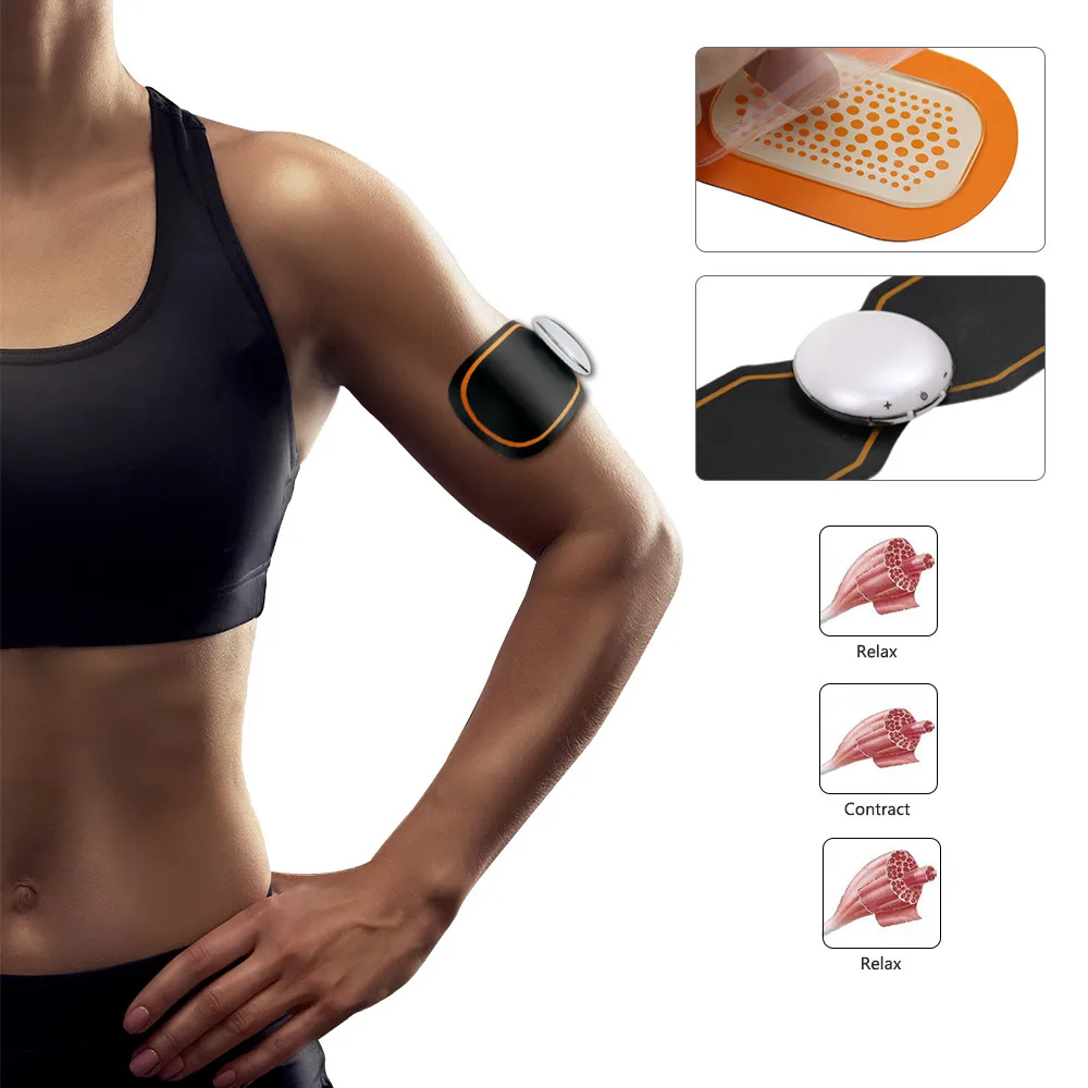 VONMIE EMS Fitness Electro Estimulador Muscular S4B02 пульты Вибрационные Для Похудения ABS тренажер