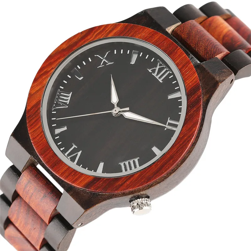 

Modern Full Wooden Wristwatch Men Sport Nature Wood Bamboo Creative Watches Casual Unique Design Bangle Handmade Clock Gifts