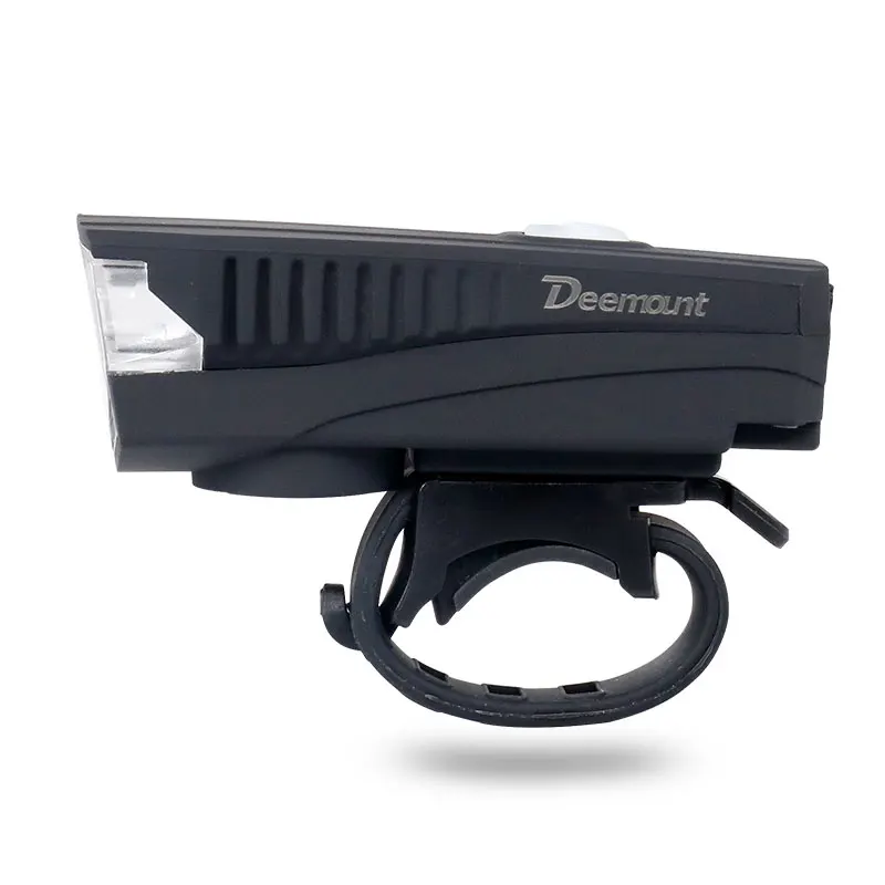 Deemount велосипедная фара+ рожок USB зарядка велосипед передний светодиодный фонарик-колокольчик сирена оповещение труба аудио Предупреждение 350Lm 120DB