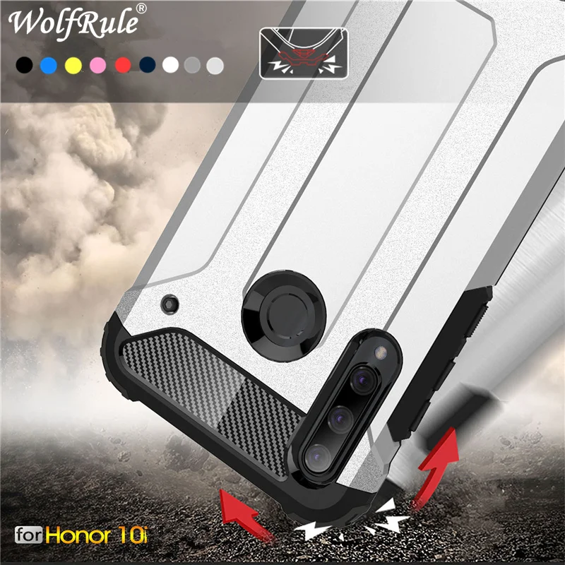 sFor Huawei P Smart Plus 2019 Case Full Wrapped Heavy Hybrid Armor PC+TPU Cover For 2019/Enjoy 9S | Мобильные телефоны и
