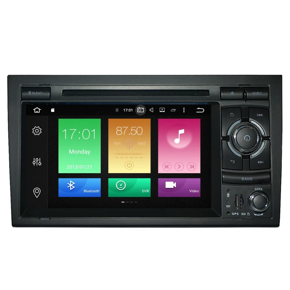 Discount HIRIOT IPS Car Android 8.0 Multimedia Car DVD GPS Player For AUDI A4 SEAT EXEO Octa Core 4G RAM 32G ROM 16G Map Radio Wifi DAB 1