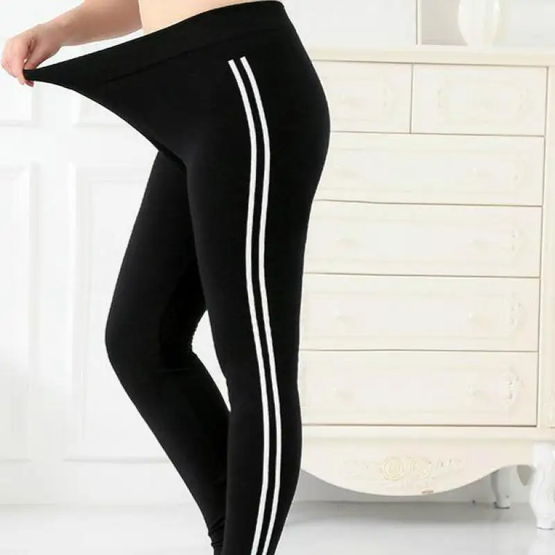 

Modal Large Size High elasticity Hot Womens Length Leggings Clothes Lace Summer cotton High Quality pants