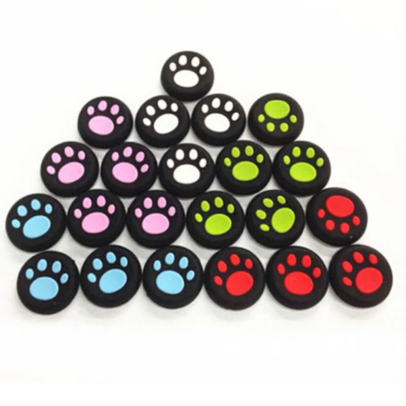 

4pieces Thumb Stick Grips Caps Gamepad Joystick Cover Case For Sony PlayStation 3 4 PS3 PS4 Xbox One 360 Controller ThumbStick