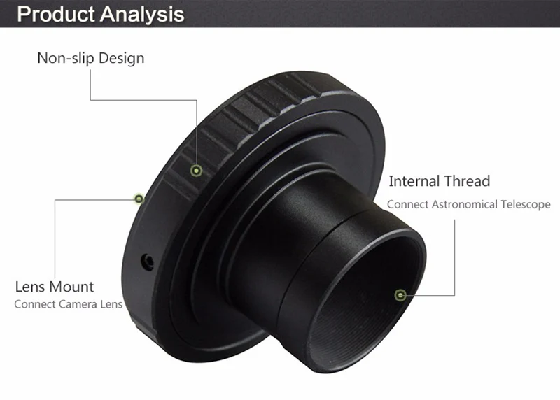 T кольцо для Nikon SLR/DSLR Камера адаптер+ 23,2/24,5/31,7/42 мм телескопы с большим выбором оптики по изготовлению микроскопов увеличители крепление трубки с фокусирующей оптикой для наблюдения точечных целей адаптер