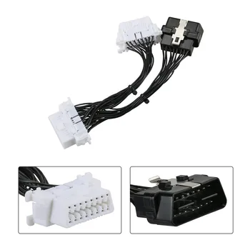 

AUTOOL MOC67-11 OBDII ODB2 Car Diagnostic Connector CABLE OBD2 Extension Cable One 16Pin Male Port to Dual 16 Pin Female Port