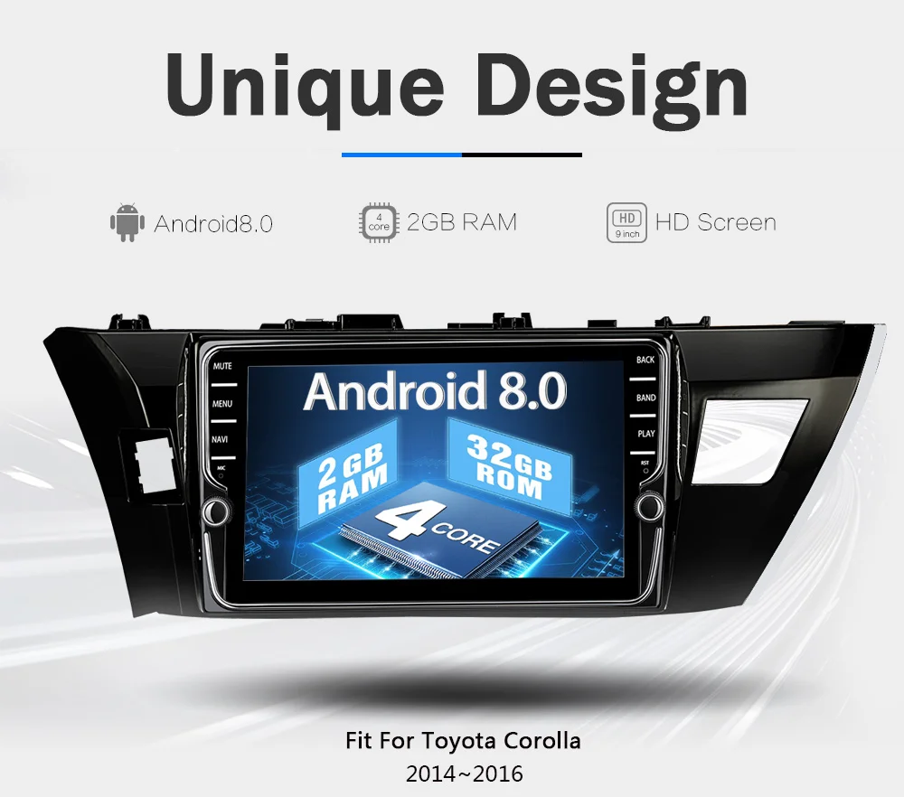 Cheap Funrover Car Radio Multimedia 9" 2 din Android 8.0 dvd player gps for Toyota Corolla 2014 2015 headunit navigation stereo wifi 1 Cheap Funrover Car Radio Multimedia 9" 2 din Android 8.0 dvd player gps for Toyota Corolla 2014 2015 headunit navigation stereo wifi 1
