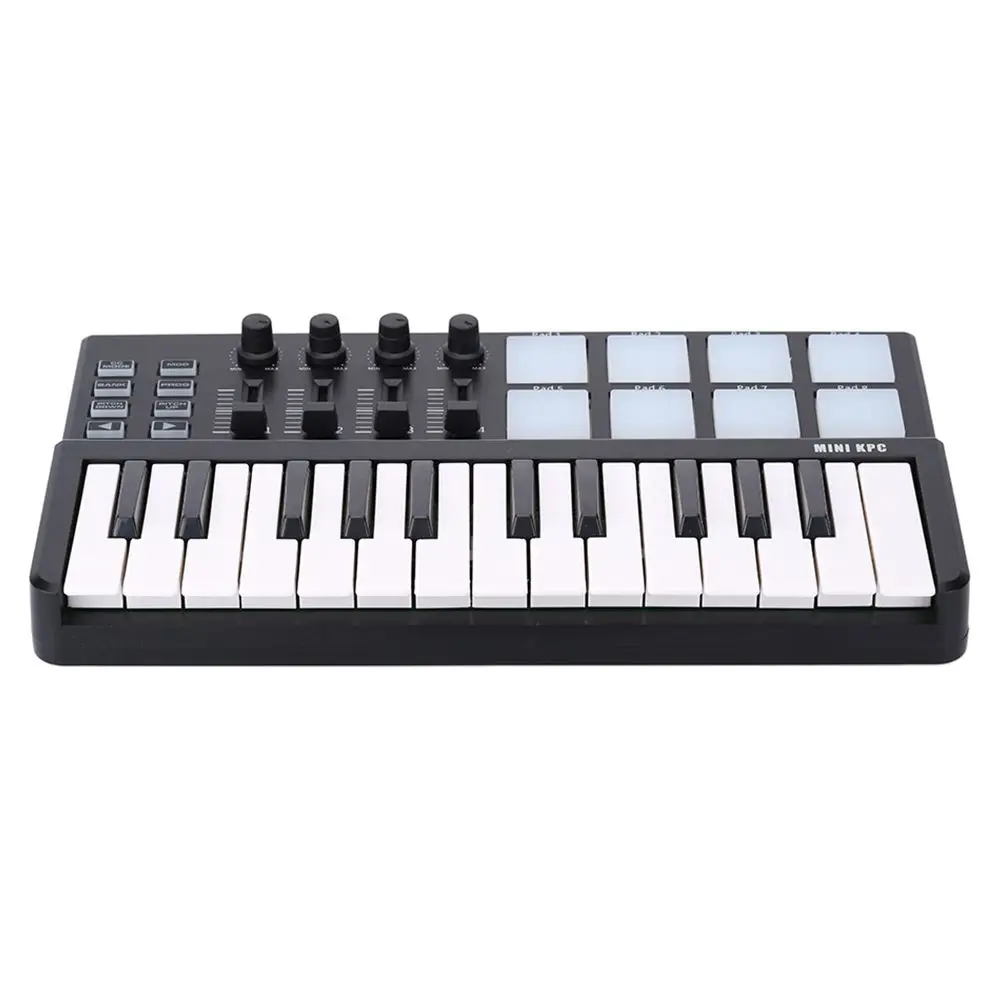 

WORLDE Panda MIDI Keyboard 25 Keys Mini Piano USB Keyboard and Drum Pad MIDI Controller