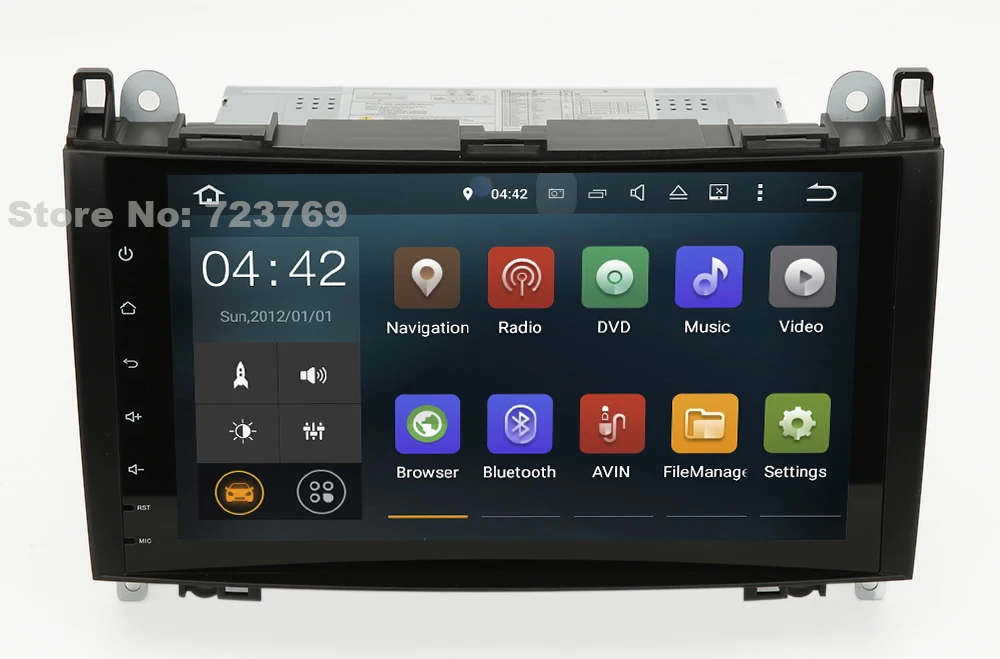 Top 9 inch Screen Car DVD Player GPS Navigation System for Mercedes-Benz A Class W169, For Mercedes B Class W245, For Viano,For Vito 18