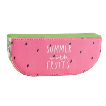 

Pu Leather Fruit Pencil Cases Stationery Store Big Size School Pencil Bag for Students Gifts Pencil Box Large Size