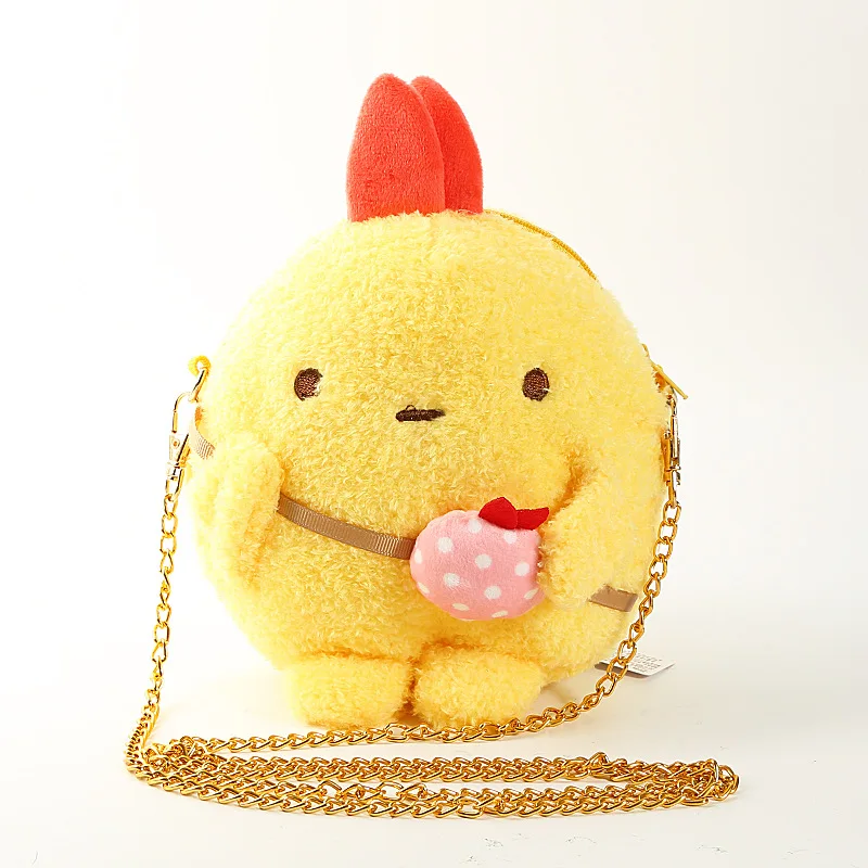Japan corner creature tempura fried shrimp cartoon toys Plush Purses 18