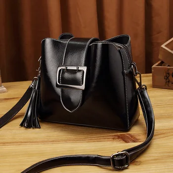 

Genuine Leather Bags For Women 2018 Luxury Brand Handbags Women Bags Designer Messenger Ladies Shoulder Bags bolsa feminina T28