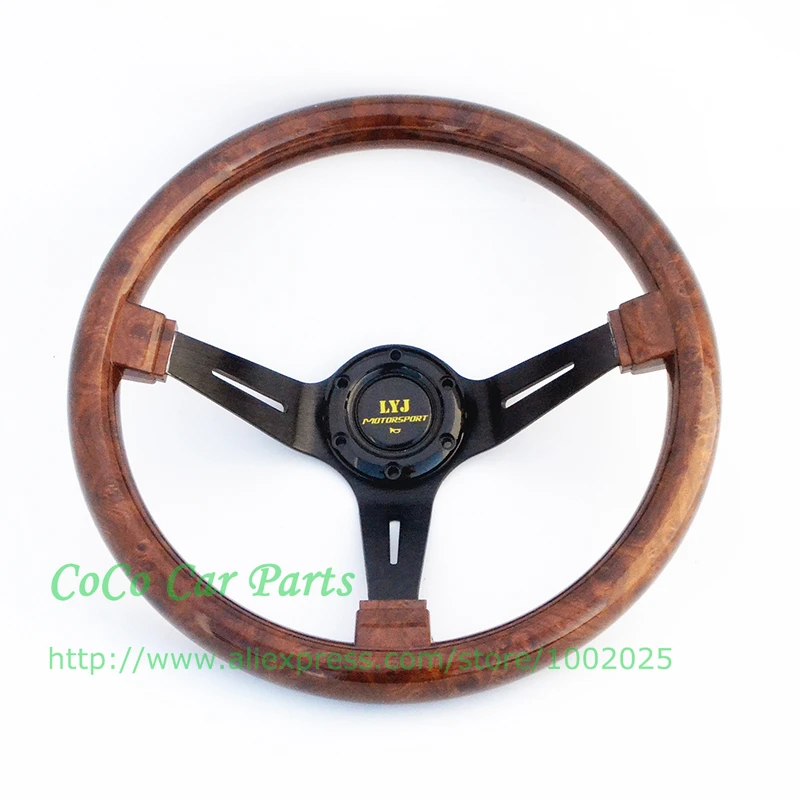 LYJ wood look steering wheel6