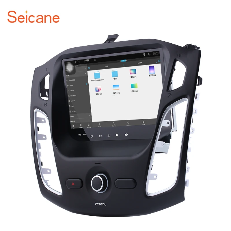 

Seicane 9 inch Android 6.0 Car Radio for 2011 2012 2013 Ford Focus GPS Navigation System with Bluetooth Music USB OBD2 AUX RDS