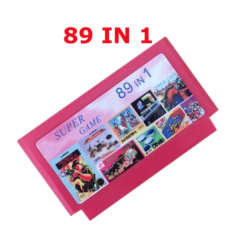 

Hot selling 8 bit game cartridge best gift for children ---------- game cart 89 in 1