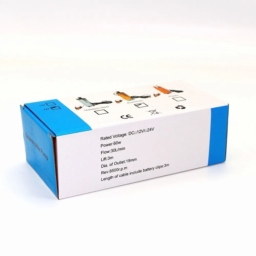 Skup DC 12V 30L min, zatapialna elektryczna pompa zęzowa ze stopu aluminium do przenoszenia oleju napędowego oleju wody paliwa, z przełącznikiem, 12 v volt 12volt