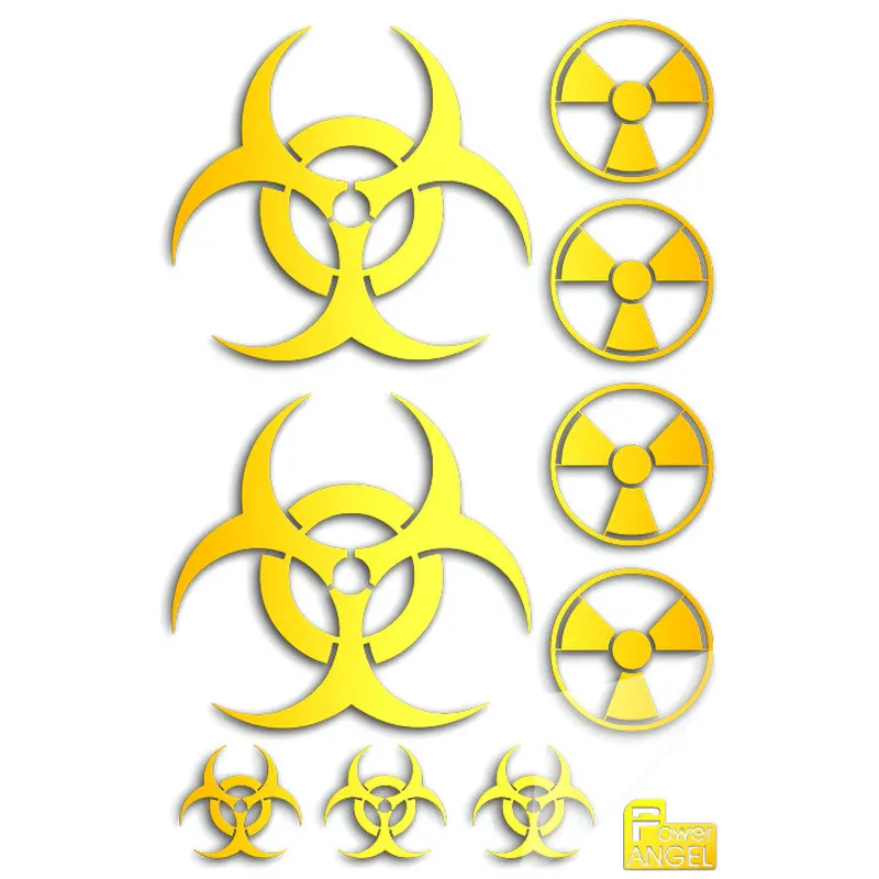 

9pcs/set Hot Game Movies Resident Evil 3D Metal Stickers For Phone Laptop Car Fridge Decal Sticker DIY Toy Sticker