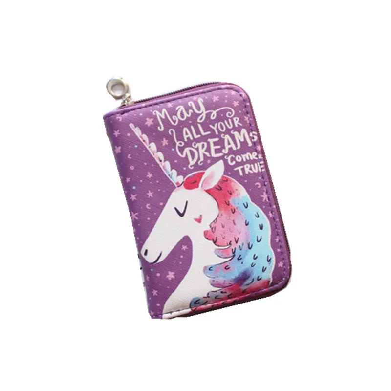 horse cartera multiclip cremallera para chica, monedero de unicornio coreano encantador, cartera de mano cero|Monederos| - AliExpress