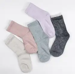 Женские Носки Короткие носки леди рюшами Shimmer весенний стиль Доступно 5 цветов 10 пара/лот Бесплатная доставка