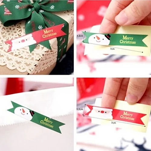 

36pcs/set Cute Santa Claus/snowman Seal Sticker christmas party baking package paper tags labels Merry christmas gift