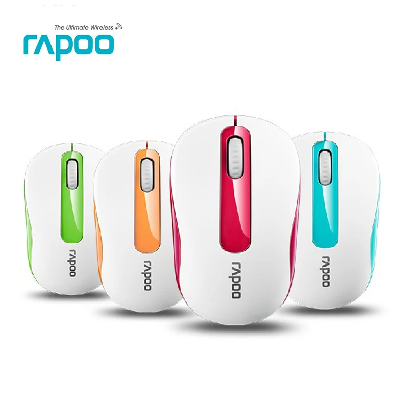 

Rapoo M211 3D Mini USB Optical Wireless Mouse Ergonomic Nano Receiver 1000dpi Mice For Apple Mac PC Notebook Windows Computer
