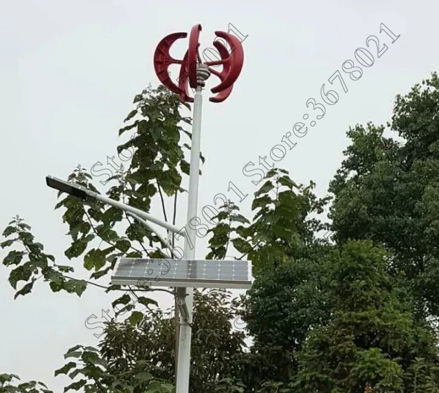 Vertical Axis Wind Turbine Generator VAWT 300W 12/24V D Series Light and Portable Wind Generator Strong and Quiet Vertical Axis Wind Turbine Generator VAWT 300W 12/24V D Series Light and Portable Wind Generator Strong and Quiet