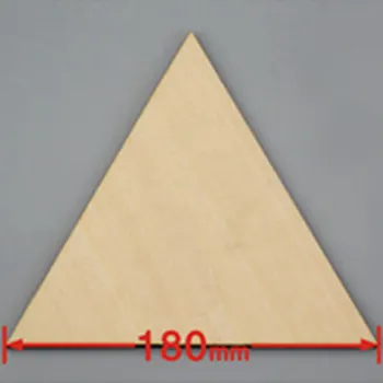 

30pcs/lot Blank unfinished wooden 3 Angle crafts supplies laser cut rustic wood wedding rings ornaments 180mm 017814