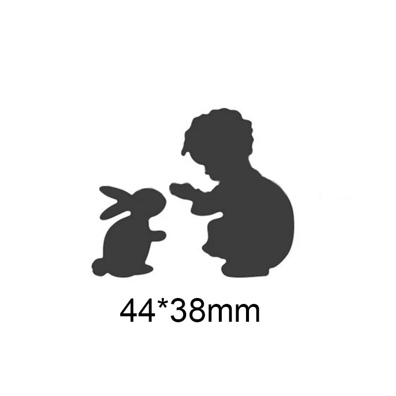 Easter Bunny Metal Cutting Dies Stencil For DIY Scrapbooking Decorative Embossing Suit Paper Card Die Cutting Template Handmade