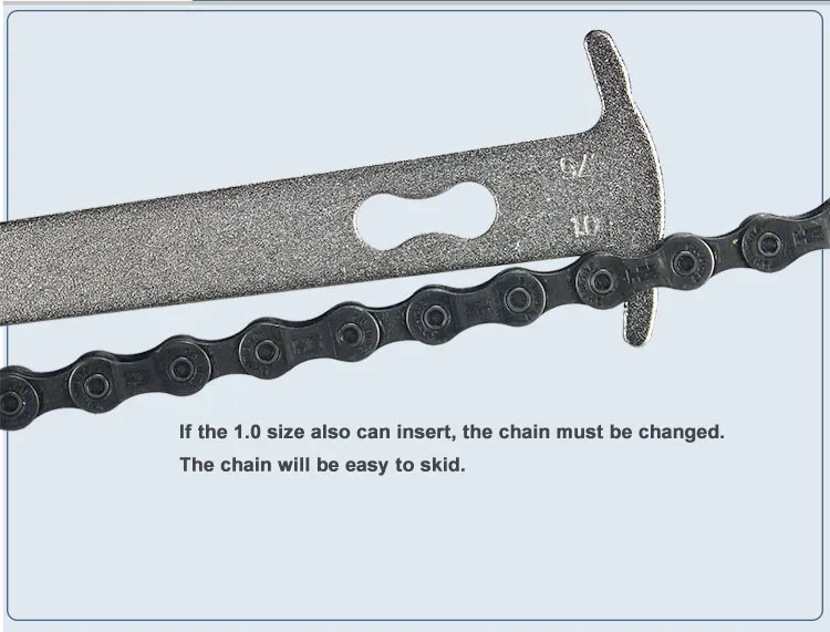 Новинка, 1 шт., индикатор износа велосипедной цепи, набор для проверки цепи, многофункциональные инструменты для ремонта велосипеда, фрикционные Аксессуары для велосипеда