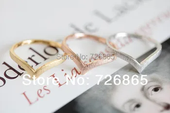 

Wholesale 10 pce/lot Mix Color Fashion Wire Chevron Knuckle Rings "V" Midi Ring Jewelry Free Shipping