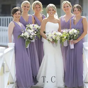 bridesmaid dresses light purple