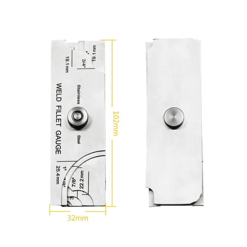MG-11 нержавеющая сталь Cam сварочный Калибр филе сварочный набор Калибр тест Ulnar сварщик инспекционный Калибр пайка линейка измерительные инструменты