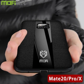

for huawei mate 20 x case buiness patterned for huawei mate 20 cover conque case fabric mix stitching mate 20 pro case cover