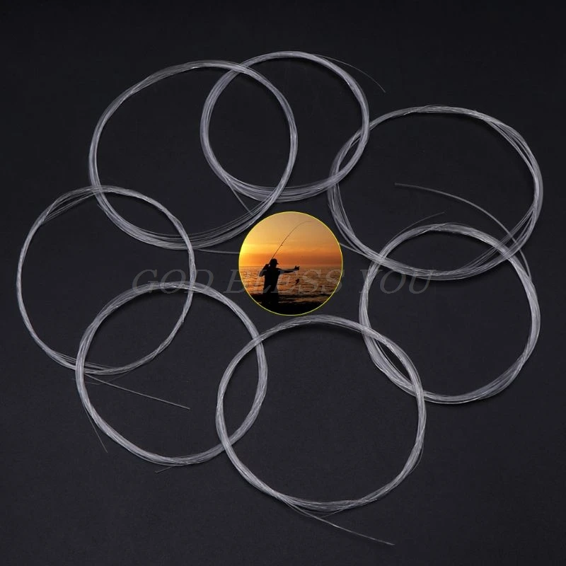 

Fishing Line Sub-line Different Diameter Ends Guide Line Top Line Fly Fishing Tapered Leader Nylon Transparent Tackle Accessorie