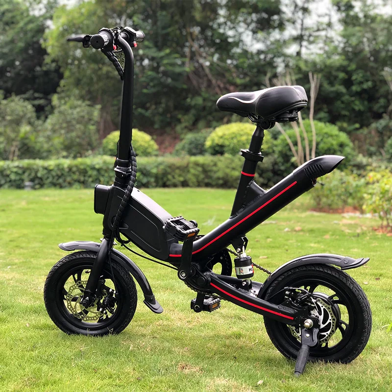 Flash Deal LOVELION Janobike Folding Electric Bicycle Lithium Battery Moped Mini Adult Battery Car Men And Women Small Electric Car 2