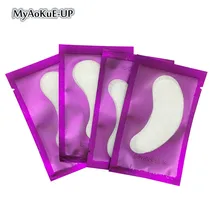 100 шт, тип, лучшее качество, накладки для ресниц, накладки для ресниц, бумажные накладки, накладки для глаз, наклейки, обертывания, инструменты для макияжа