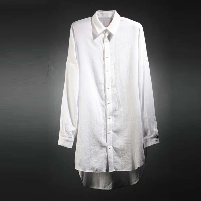Унисекс женское платье мужские длинные рубашки белые длинные топы с длинным рукавом хип-хоп Харадзюку мужские повседневные футболки Camisas Hombre мужская одежда