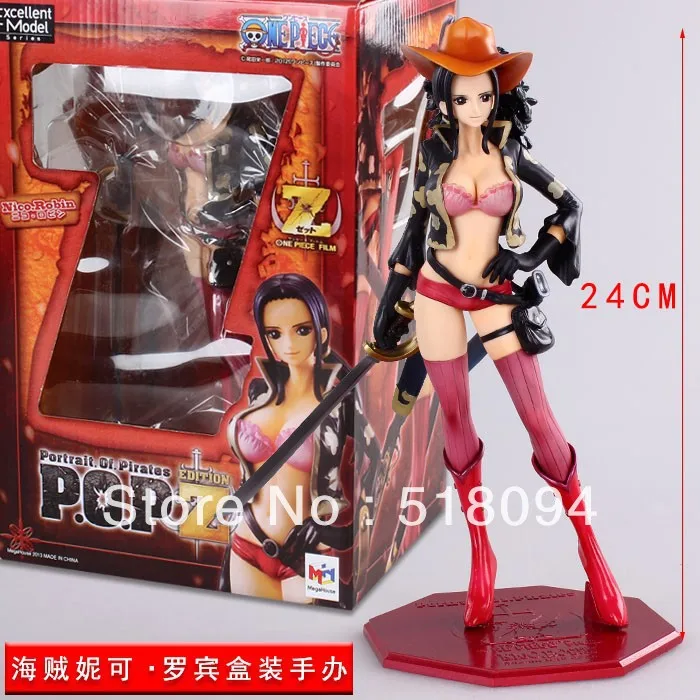 

Free Shipping Anime One Piece Film Z Nico Robin 1/8 Scale POP Red Ver Action Figure PVC Sexy Girl Toy OPFG212