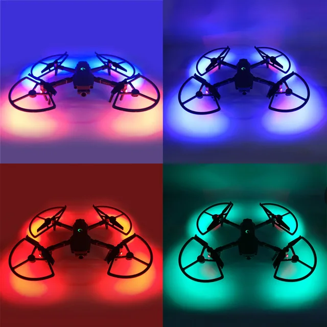 

LED Propeller for DJI MAVIC 2 PRO Drone Guard Protective Propellers Cover with landing gear Colorful Lighting Part